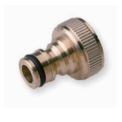 Brass Tap Connector With Quick Connector 1" Thread