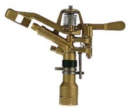 Brass Part Circle Heavy Duty Sprinkler Diameter 49 Metres
