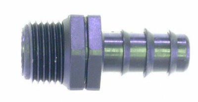 Barbed Connector 16mm - 3/4" male BSP