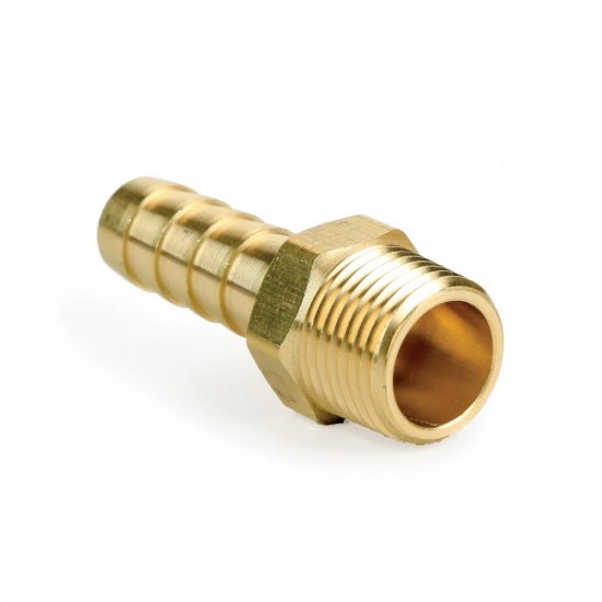 Brass Elbow 6mm Hose Barb Tail 1/4" Male BSP Thread Fitting Connector Adaptor UK 