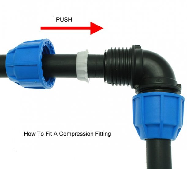 Unidelta Compression Elbow 50 mm - Click Image to Close