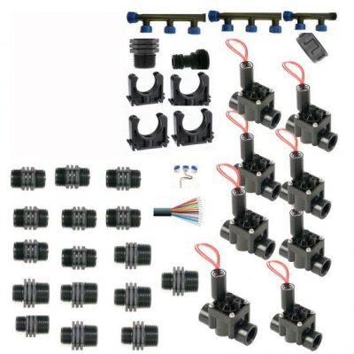 Hunter Manifold with 8 24 volts ac Solenoid Valves