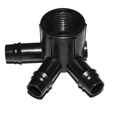 Tavlit Push Fit 3 Way Connector 16mm- 3/4"