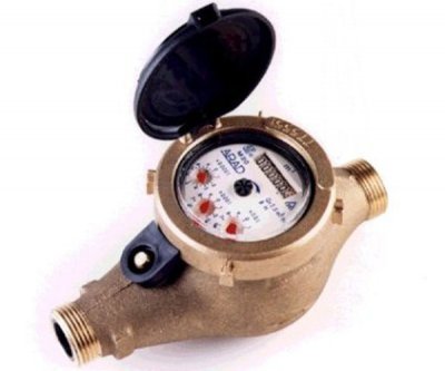 Water Meter 11/4" Male Thread