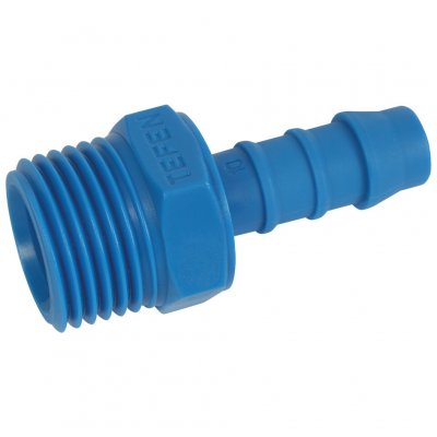 Tefen Male Hose Connector 8mm - 3/8" Bsp