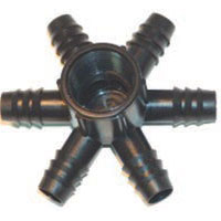 Tavlit Push Fit 6 Way Connector 16mm - 3/4" Female