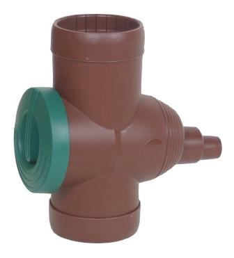 Rain Water Diverter 3P Brown