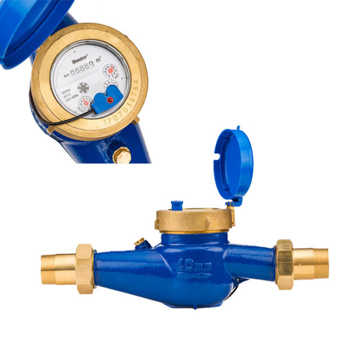 Hunter HC Pulse Flow Meter 3/4" BSP Threaded Ends - Click Image to Close