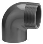 PVC Elbow 90 Degrees 40 mm Glue X 11/4" Male BSP