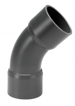 PVC Swept Elbow 45 Degrees 40 mm