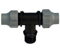 Tavlit Nutlock Tee 20 mm Branch 3/4" BSP Male Thread
