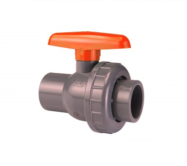 VDL Single Union Lever Valve Glue 20 mm Rated 16 Bar